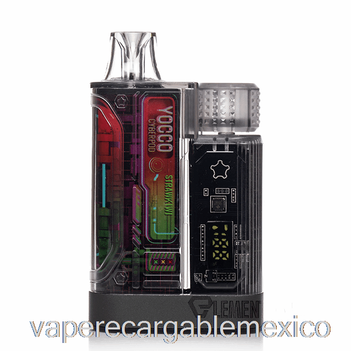Vape Recargable Yocco Cyberpod 12000 Desechable Kiwi Paja
